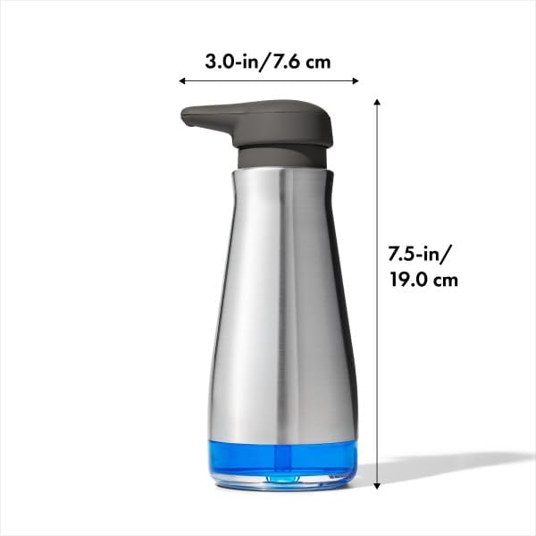 Good Grips Stainless Steel Soap Dispenser Kitchen and Bathroom Accessories Home amp Kitchen